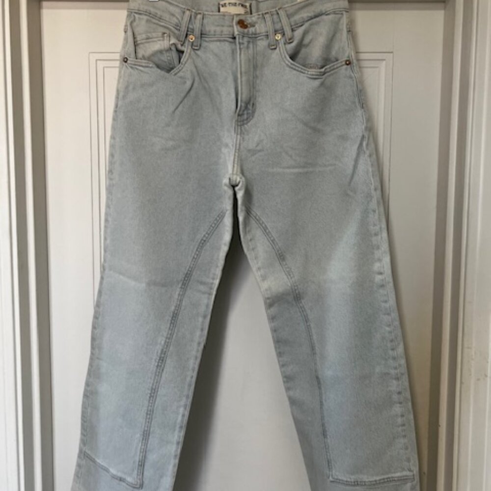 Free People/We the Free Risk Taker Denim Pant, size 29, Pale Blue (NWT)